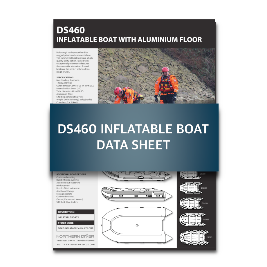 DS460 Inflatable Boat (Alu Floor) Data Sheet